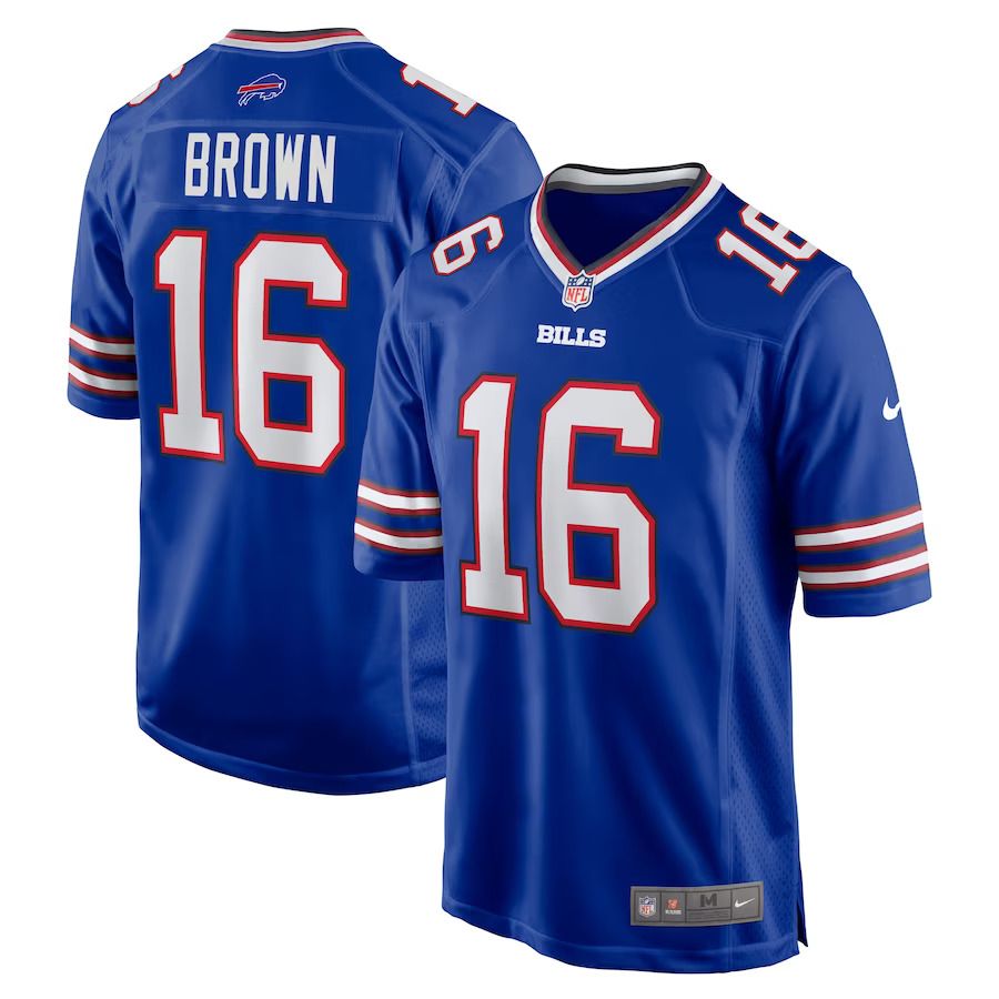 Men Buffalo Bills #16 John Brown Nike Royal Home Game Player NFL Jersey